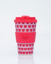 TAZZA RIUTILIZZABILE ECO-FRIENDLY IN BAMBU 400ML LOVE
