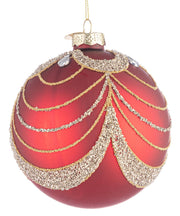 Pallina di Natale Rossa D10cm