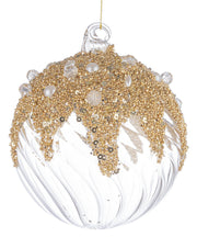 Sfera Decorativa Beautify D10cm Trasparente Oro bizzotto