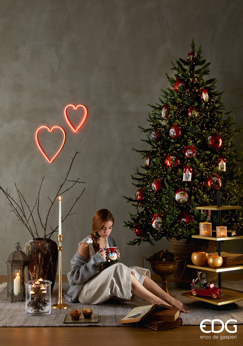 ALBERO DI NATALE LUXURY 270CM PREILLUMINATO CON 6000 MINILED