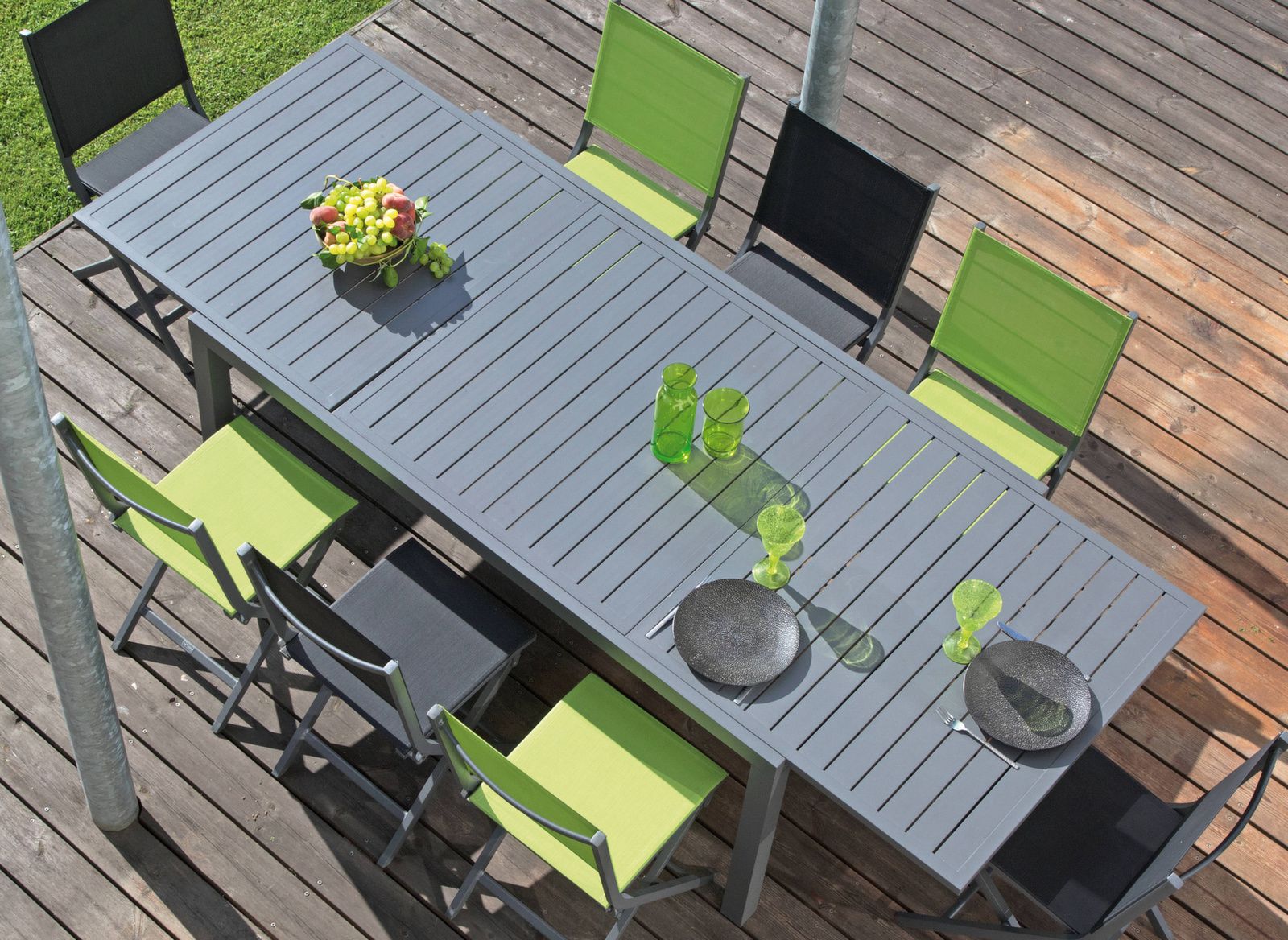 TAVOLO ALICE ALLUNGABILE 200/300X100 GRIGIO