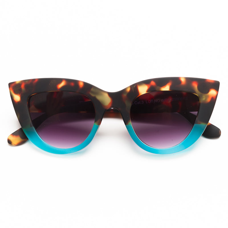 OKKIA GATTO BIG FRAME-OCCHIALE DA SOLE HAVANA BLUE