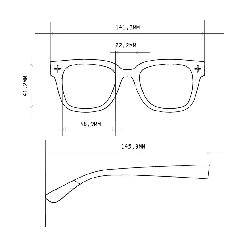 OCCHIALE DA SOLE PREMUM BIG FRAME GIOVANNI NERO E GRIGIO
