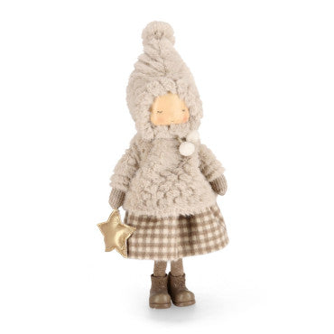 Bambola Stoffa Beige con Stella