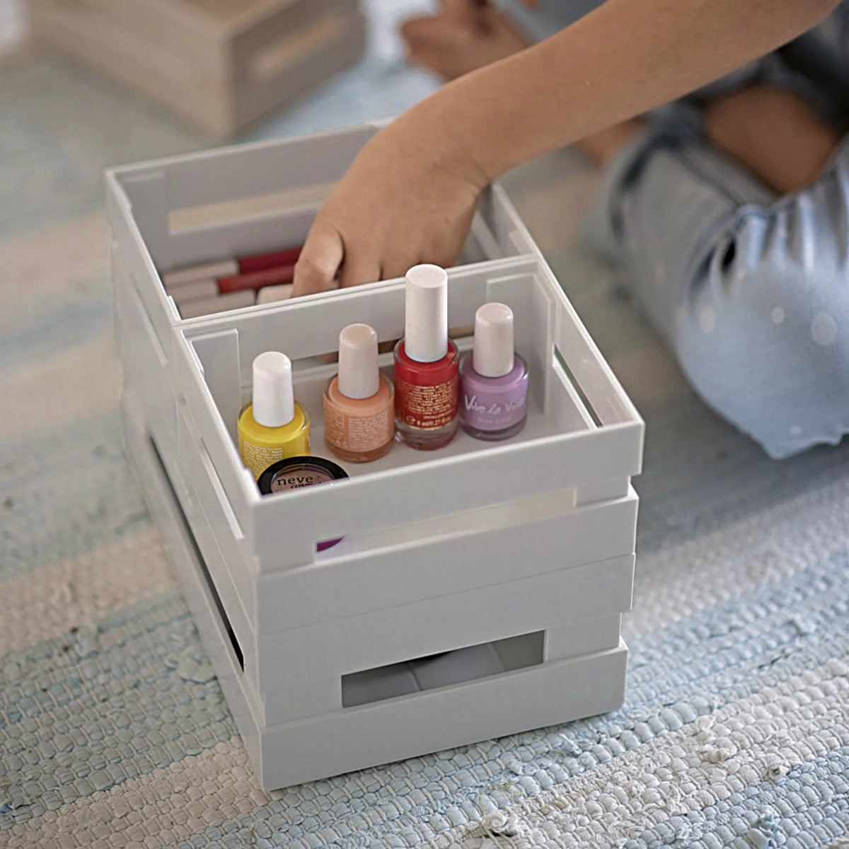 CASSETTA S TIDY&STORE BIANCA 15,3 X 11,2 X 7 CM
