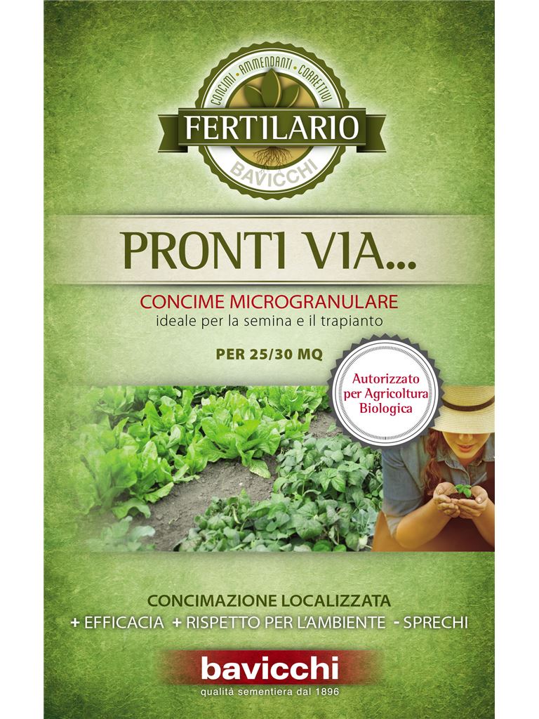CONCIME BIOLOGICO PRONTI VIA 90 GR
