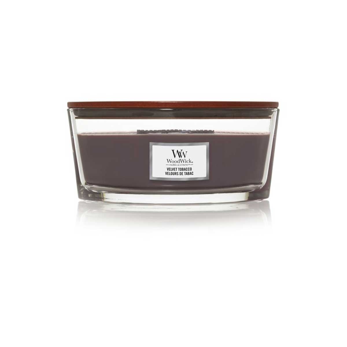 CANDELA ELLISSE JAR ELLIPSE VELVET TOBACCO