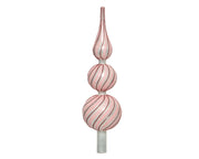 PUNTALE ABETE 8X31CM ROSA/BIANCO