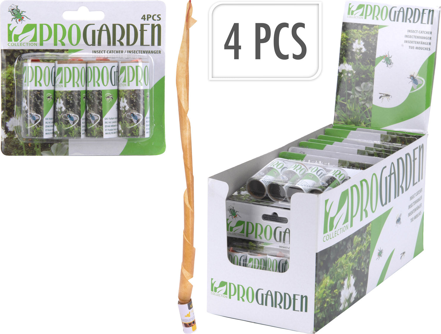 SET 4PZ ROTOLO CARTA MOSCHICIDA
