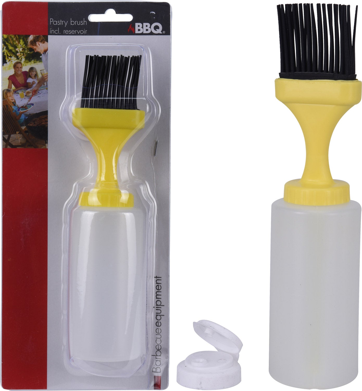 PENNELLO DA CUCINA IN SILICONE CON DISPENSER 25CM