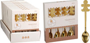 Set 4 forchette da dessert decorative oro PERAGA CHRISTMAS