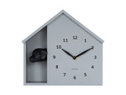 Orologio da Parete Peeking Doggy D24,9cm Mouse grey PRESENT TIME