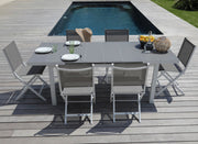 TAVOLO ONDINE ALLUNGABILE 160/213X90 GRIGIO