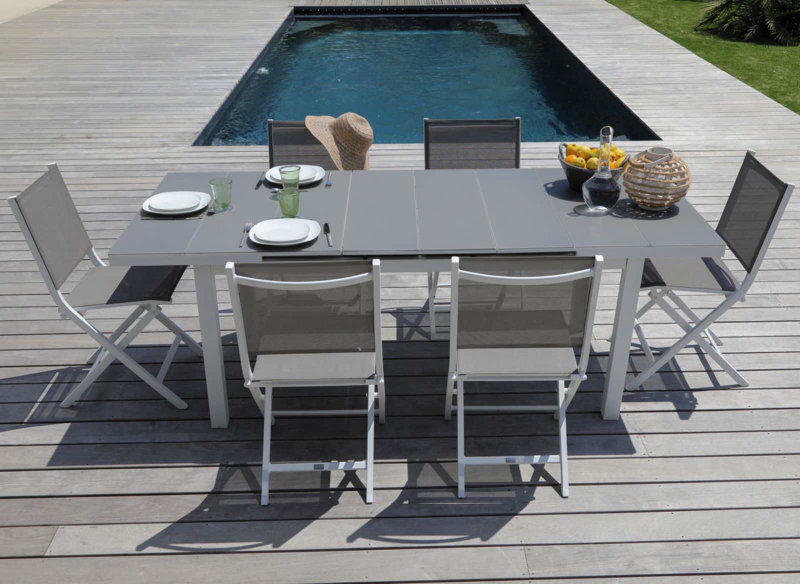 TAVOLO ONDINE ALLUNGABILE 160/213X90 BIANCO/TALPA