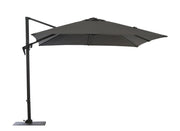OMBRELLONE RETRATTILE/ORIENTABILE ROMA 2,5X2,5 GRIGIO SCURO