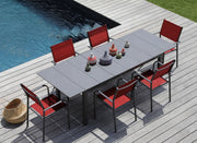 TAVOLO TAHAA ALLUNGABILE 180/240 GRIGIO
