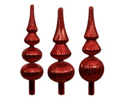 Puntale Glitter Lucido Rosso modello assortito H31cm