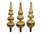 Puntale Lucido Glitterato Oro H31cm modello assortito