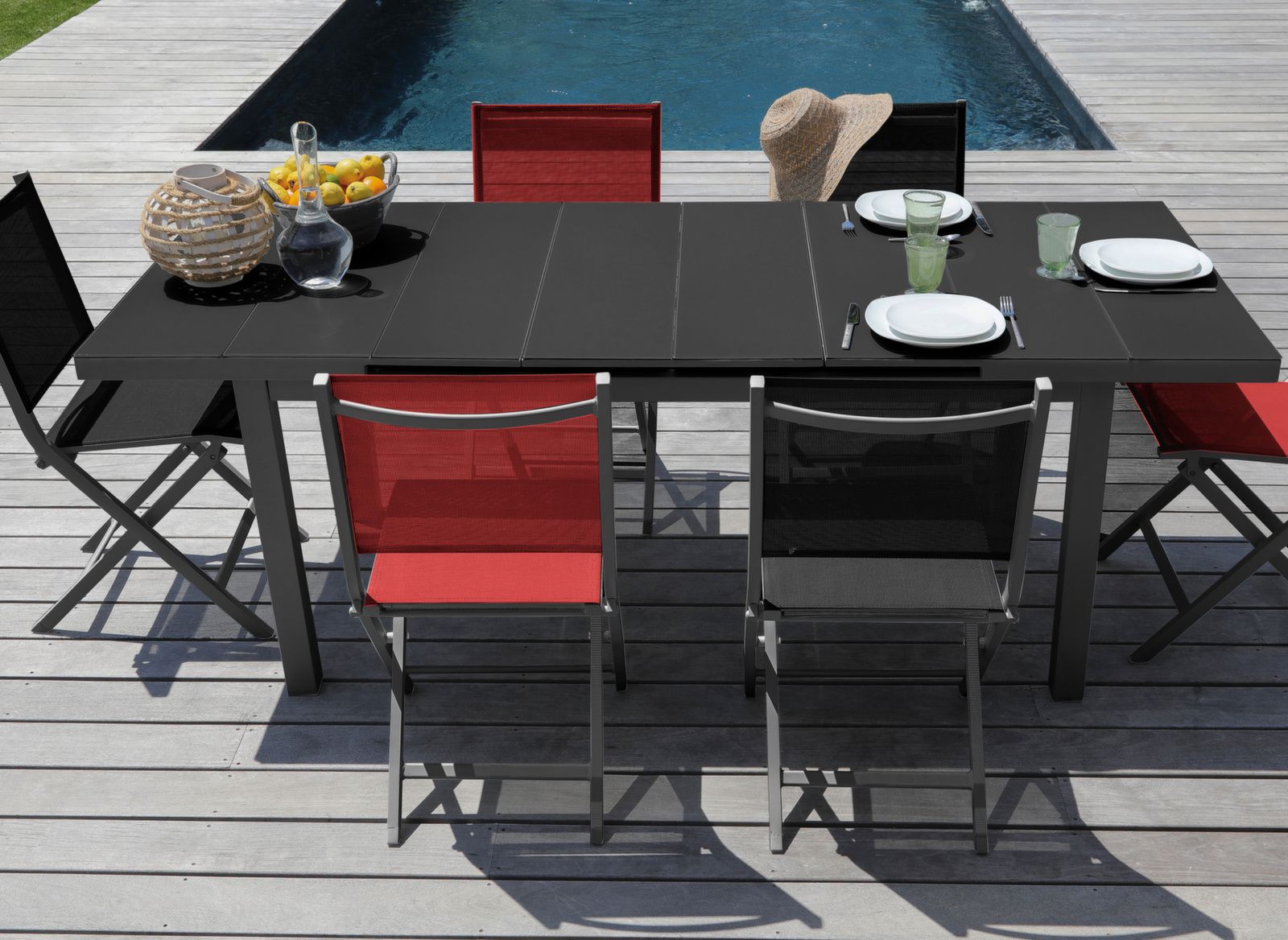 TAVOLO ONDINE ALLUNGABILE 220/293X100 GRIGIO