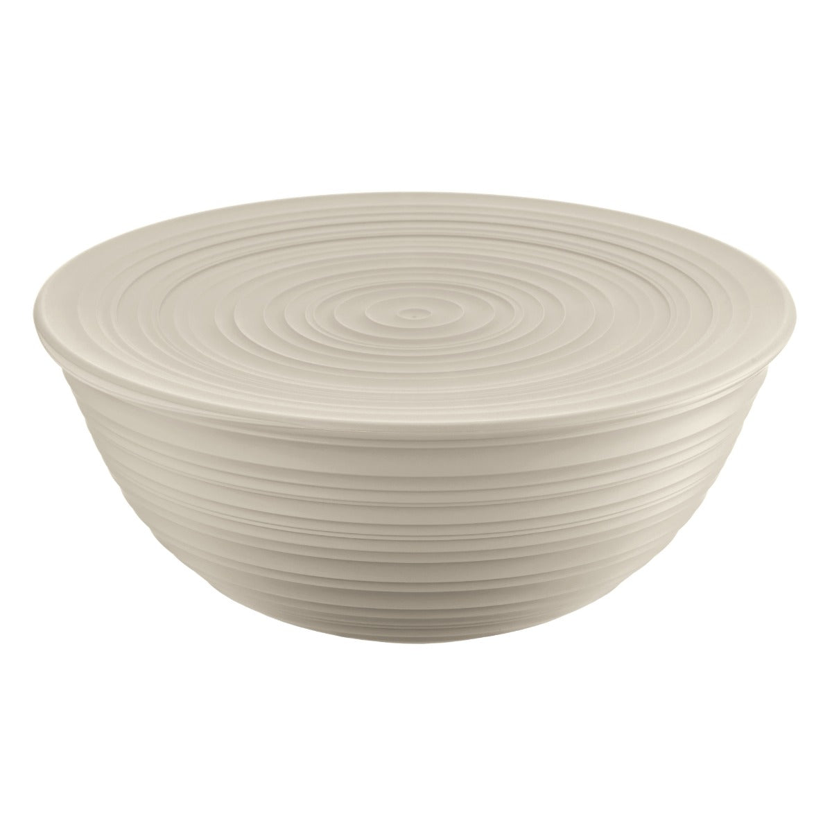 CONTENITORE/CIOTOLA L CON COPERCHIO BEIGE TIERRA