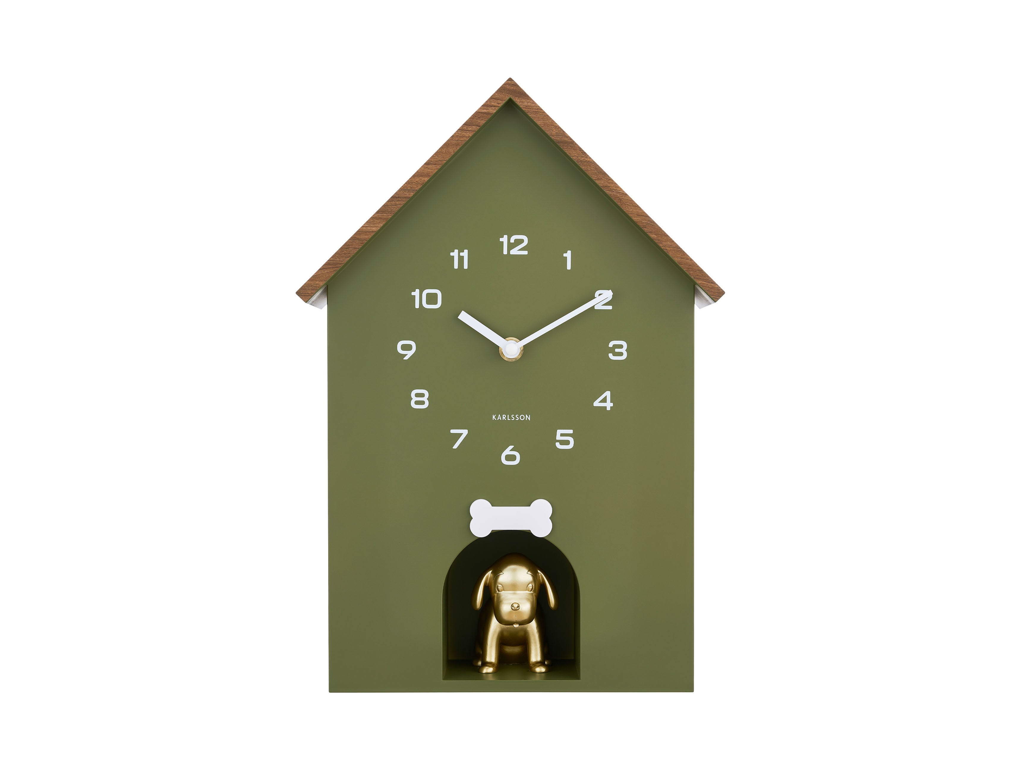 Orologio da Parete Dog House Verde Lusso Karlsson