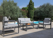 SALOTTO DA GIARDINO DINA GRIGIO