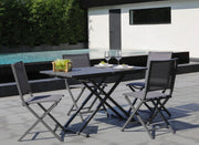 TAVOLO TRASFORMABILE 120X75CM GRIGIO