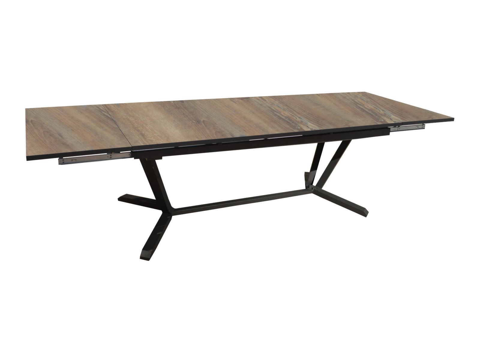 TAVOLO VITA ALLUNGABILE 180/230/280X100 GRAFITE/LEGNO