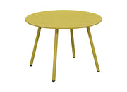 TAVOLO BASSO RIO GIALLO MOSTARDA Ø50CM