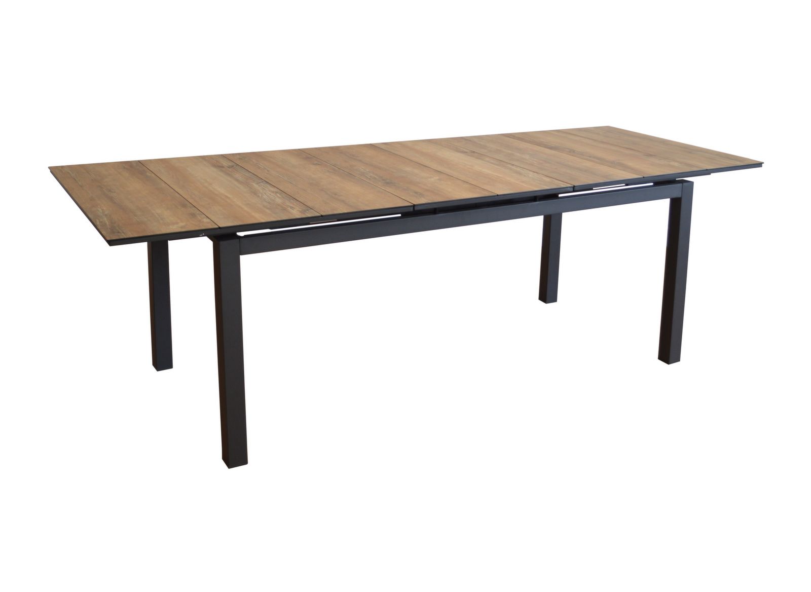 TAVOLO AGRA ALLUNGABILE 180/230/280X100CM GRAFITE/LEGNO