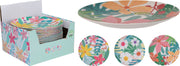 PIATTO MELAMINA 25CM FIORI ASSORTITO