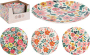 PIATTO MELAMINA 20CM DECORAZIONE FLOREALE ASSORTITO