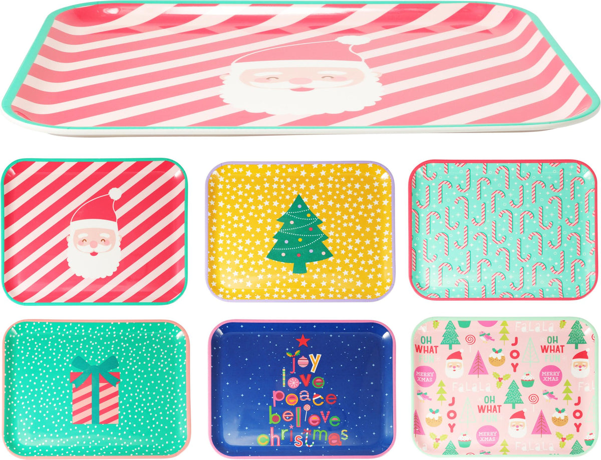 Melamintablett 37 x 29 cm sortierte Ausführungen PERAGA CHRISTMAS