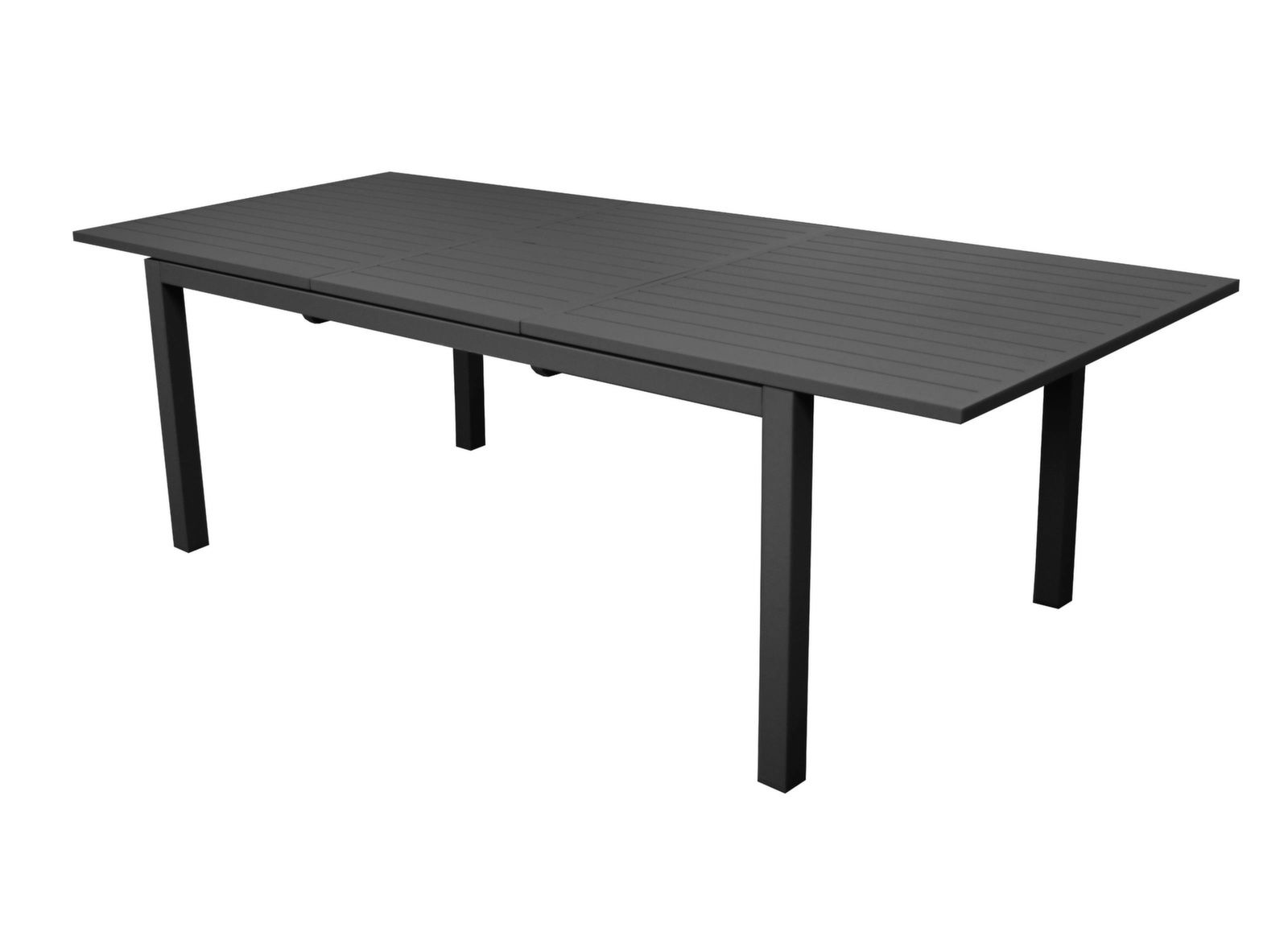 OFFERTA TAVOLO ALLUNGABILE GRAFITE 160/240X100CM GENES + 4 POLTRONE DUCA