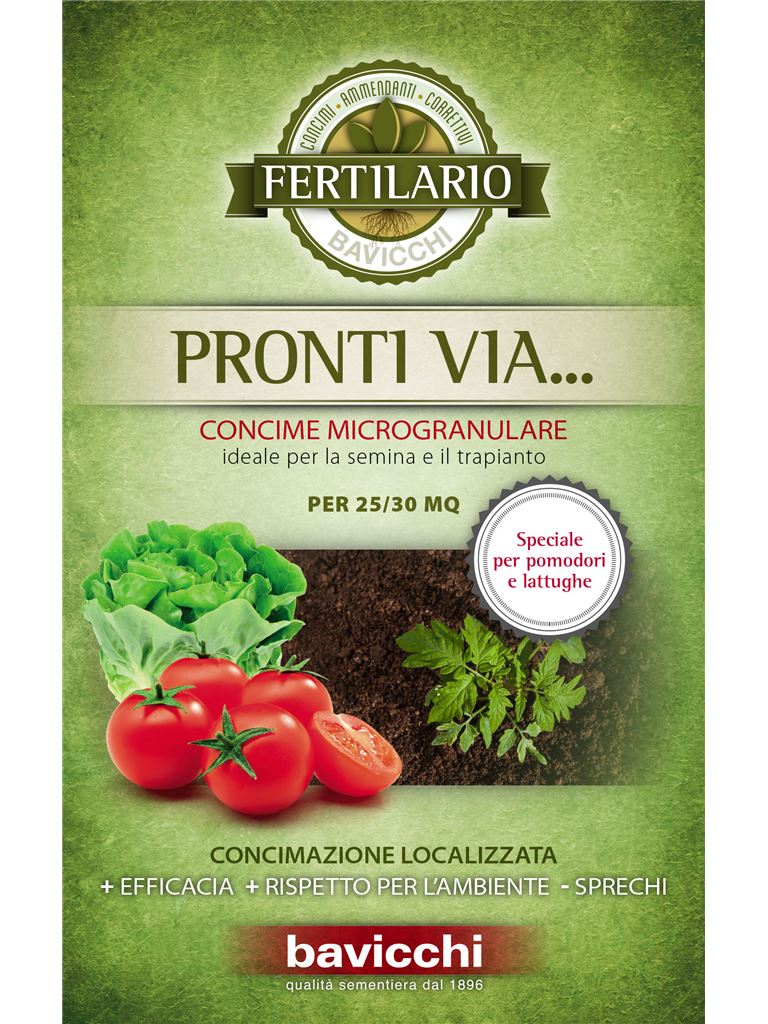CONCIME PRONTI VIA 90GR PER POMODORI/INSALATE