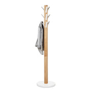 APPENDIABITI BIANCO CON 8 GANCI 167,6X39,7X39,7 CM