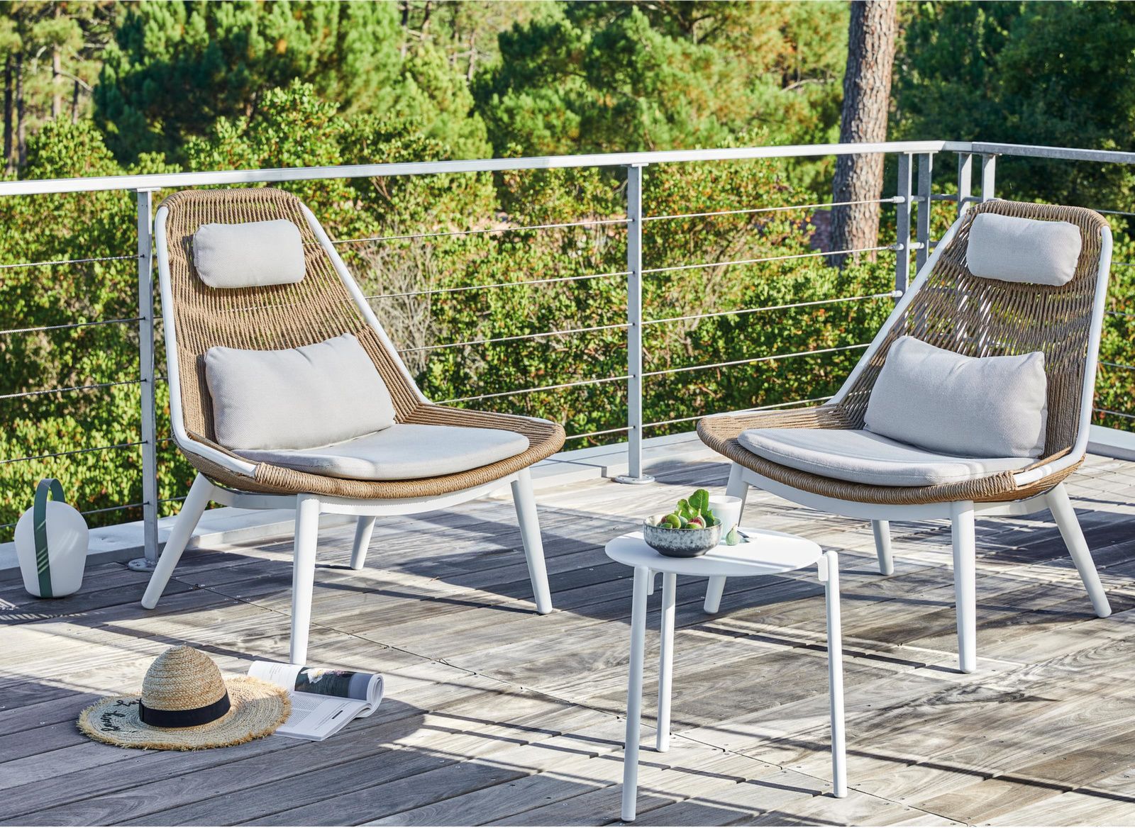POLTRONCINA LOUNGE COMO CON CUSCINI