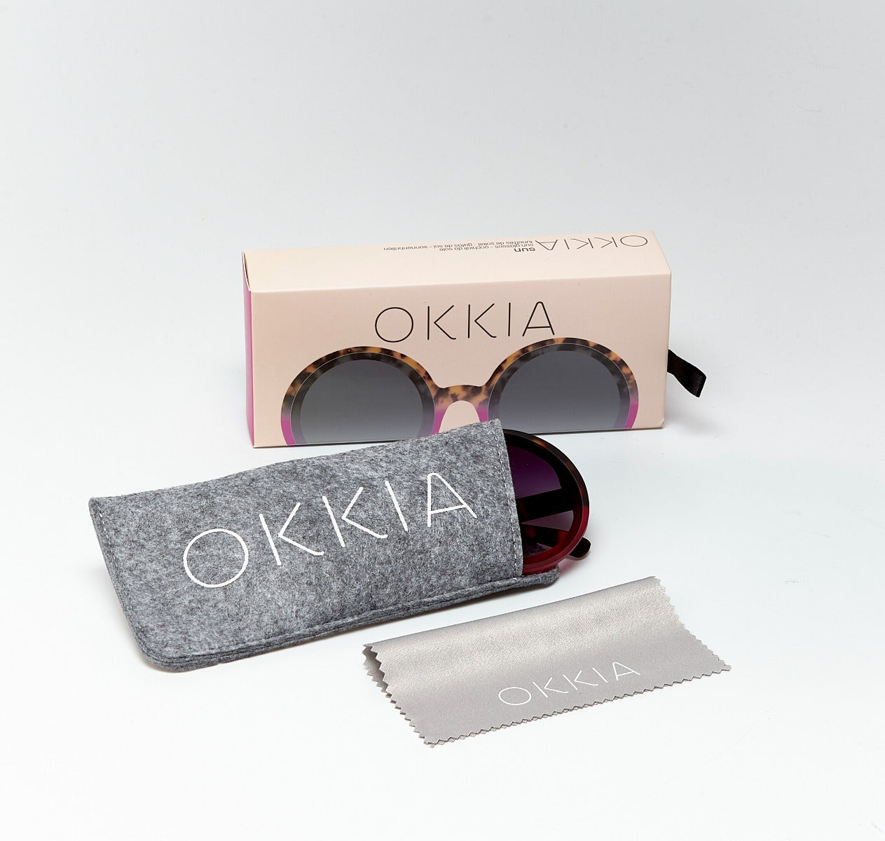 OCCHIALE DA SOLE MODELLO MONICA CIRCLE HAVANA PINK