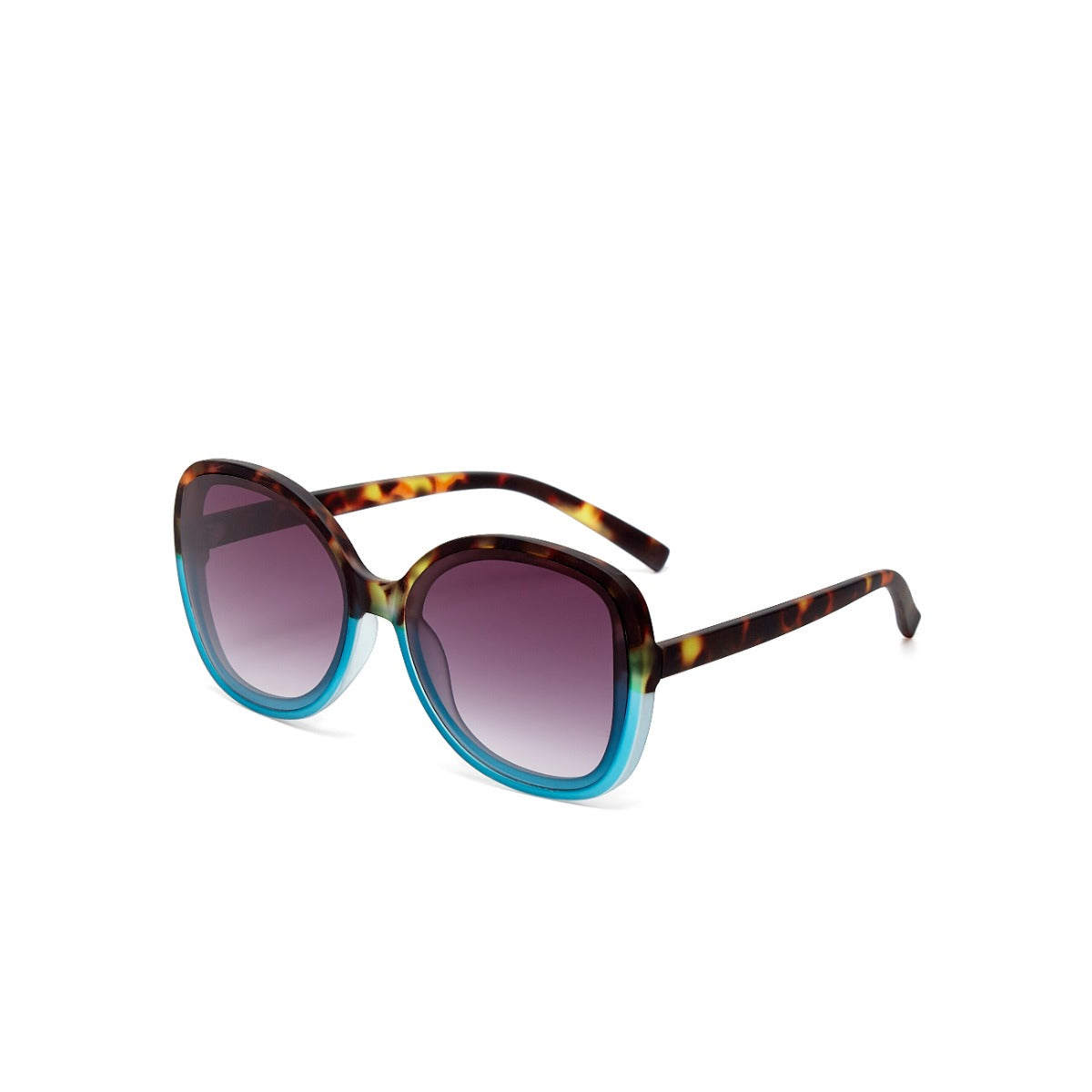 OCCHIALE DA SOLE MODELLO ANNA BUTTERFLY HAVANA E BLUE