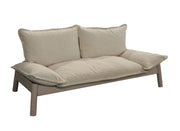 Divano Athena 2 posti 205,5x75x100,5cm Crema