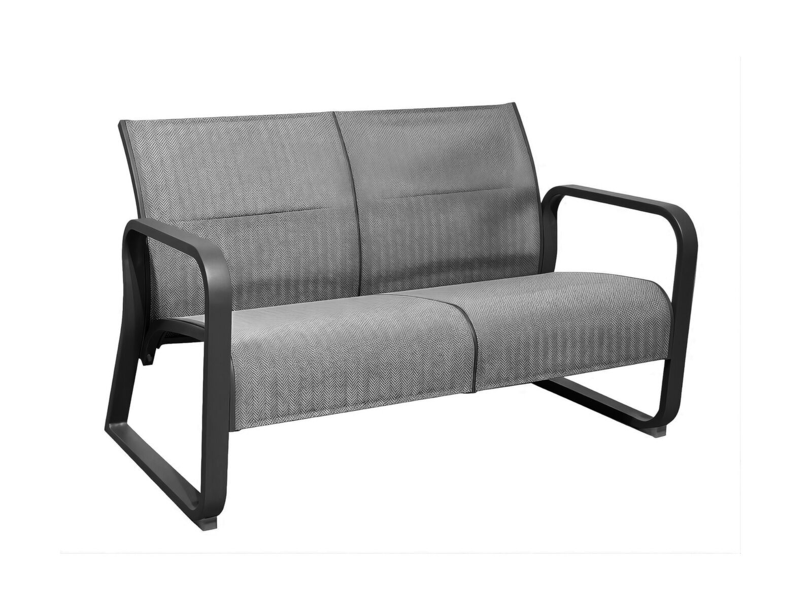 Salotto da Esterno Quenza Grafite/Nero 4 pz