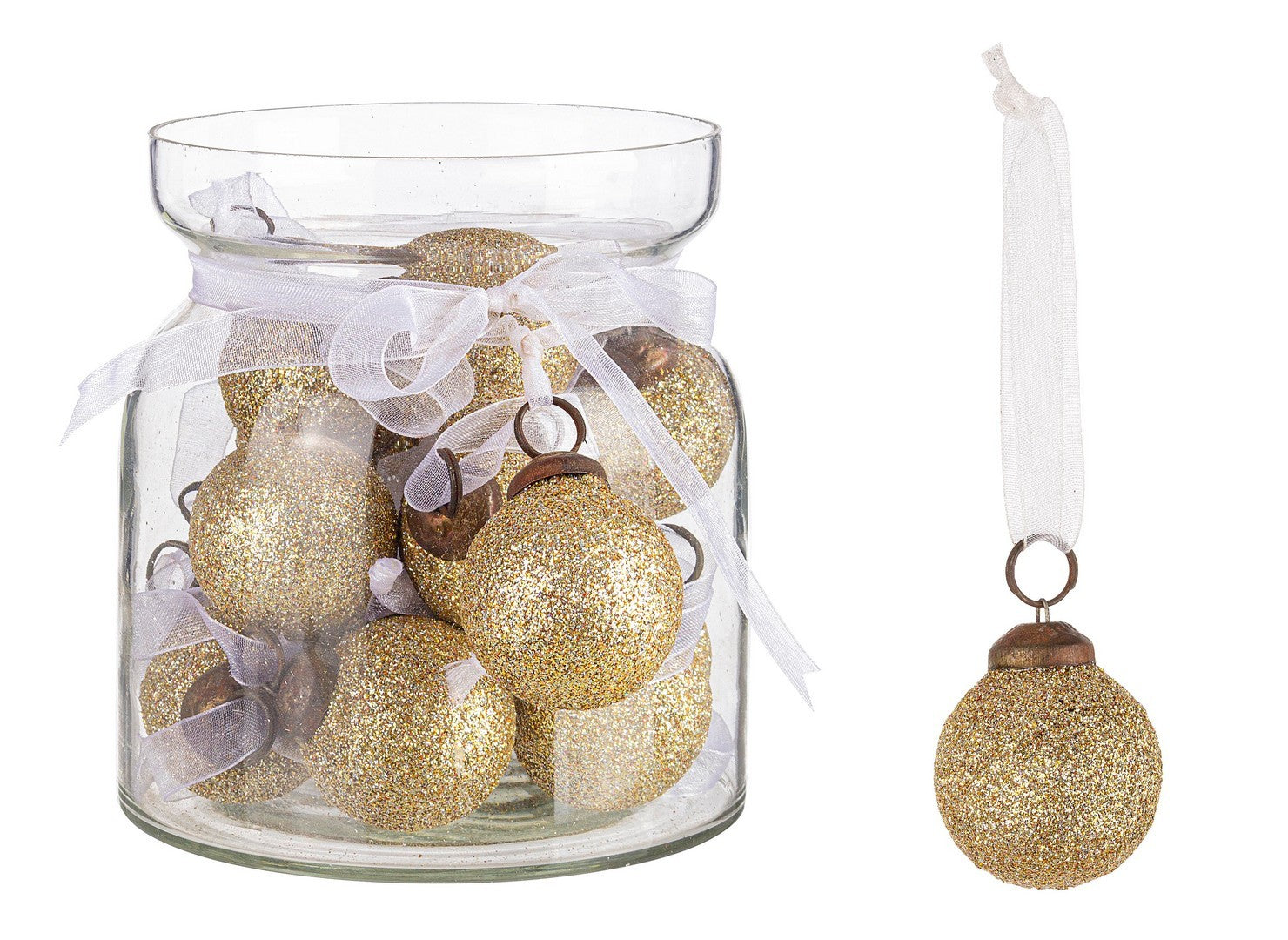 MINI PALLINA CHAMPAGNE CON FIOCCO 2,5xH2,5CM