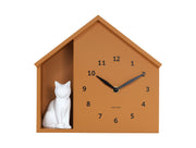 Orologio da Parete Gatto Seduto Giallo Ocra KARLSSON