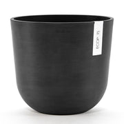 Vaso Fioriera Oslo D25 H21,8 Cm Dark Grey Ecopots