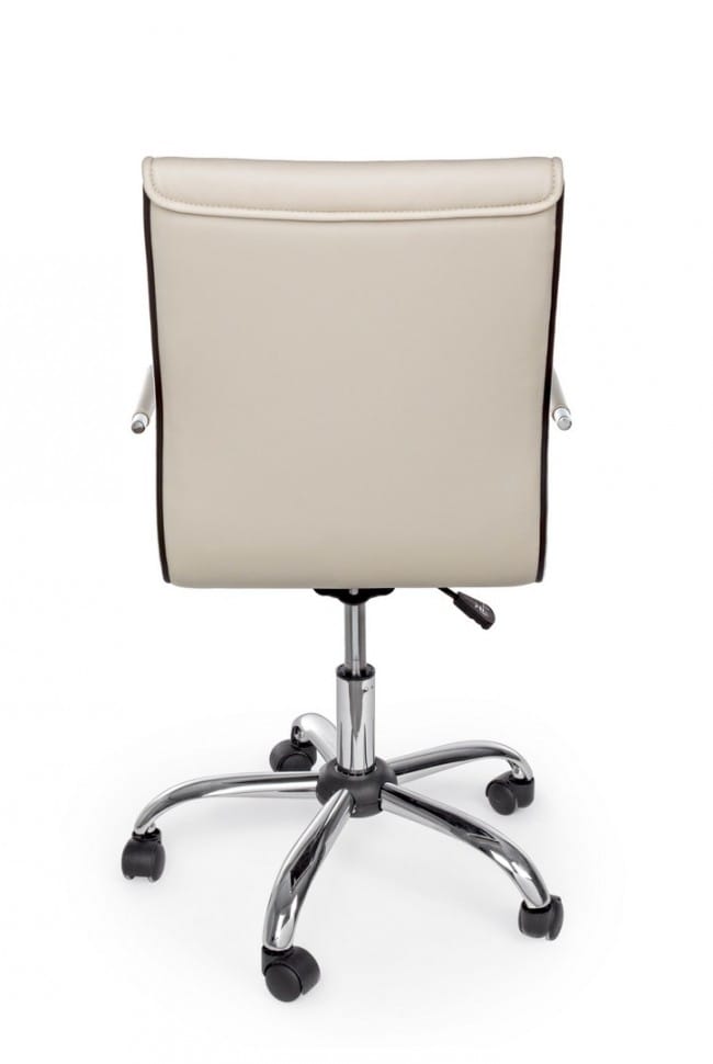 Poltrona Ufficio con Braccioli Perth 53x54x88-98H cm Tortora Bizzotto