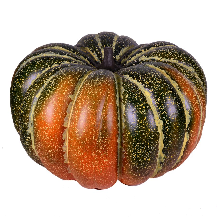 ZUCCA ARANCIONE E VERDE 48X27 CM