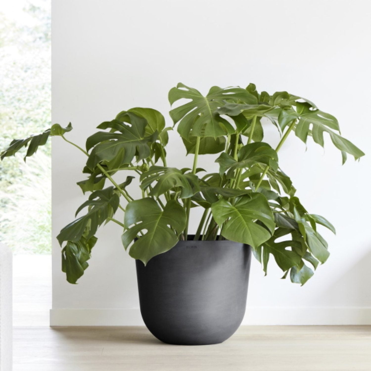 Vaso Oslo D45 H39,2 Cm Dark Grey Ecopots