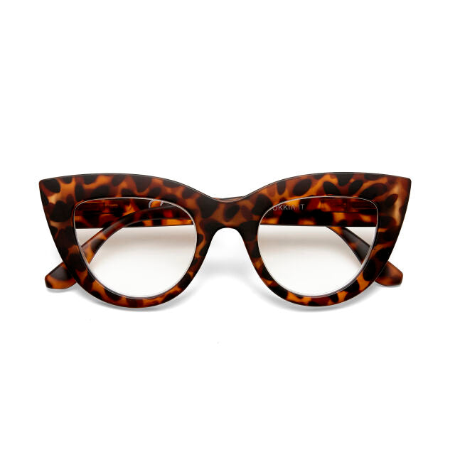 OCCHIALE MODELLO GATTO BIG FRAME TARTARUGA GRADAZ. 3.00