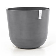 Vaso Rotondo Oslo D55 H47.90 cm Grigio ECOPOTS