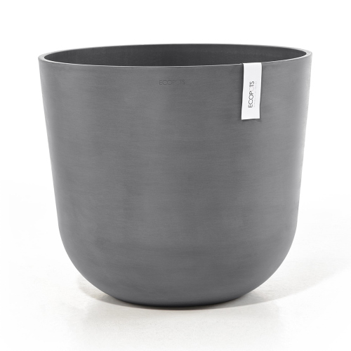 Vaso Rotondo Oslo D55 H47.90 cm Grigio ECOPOTS